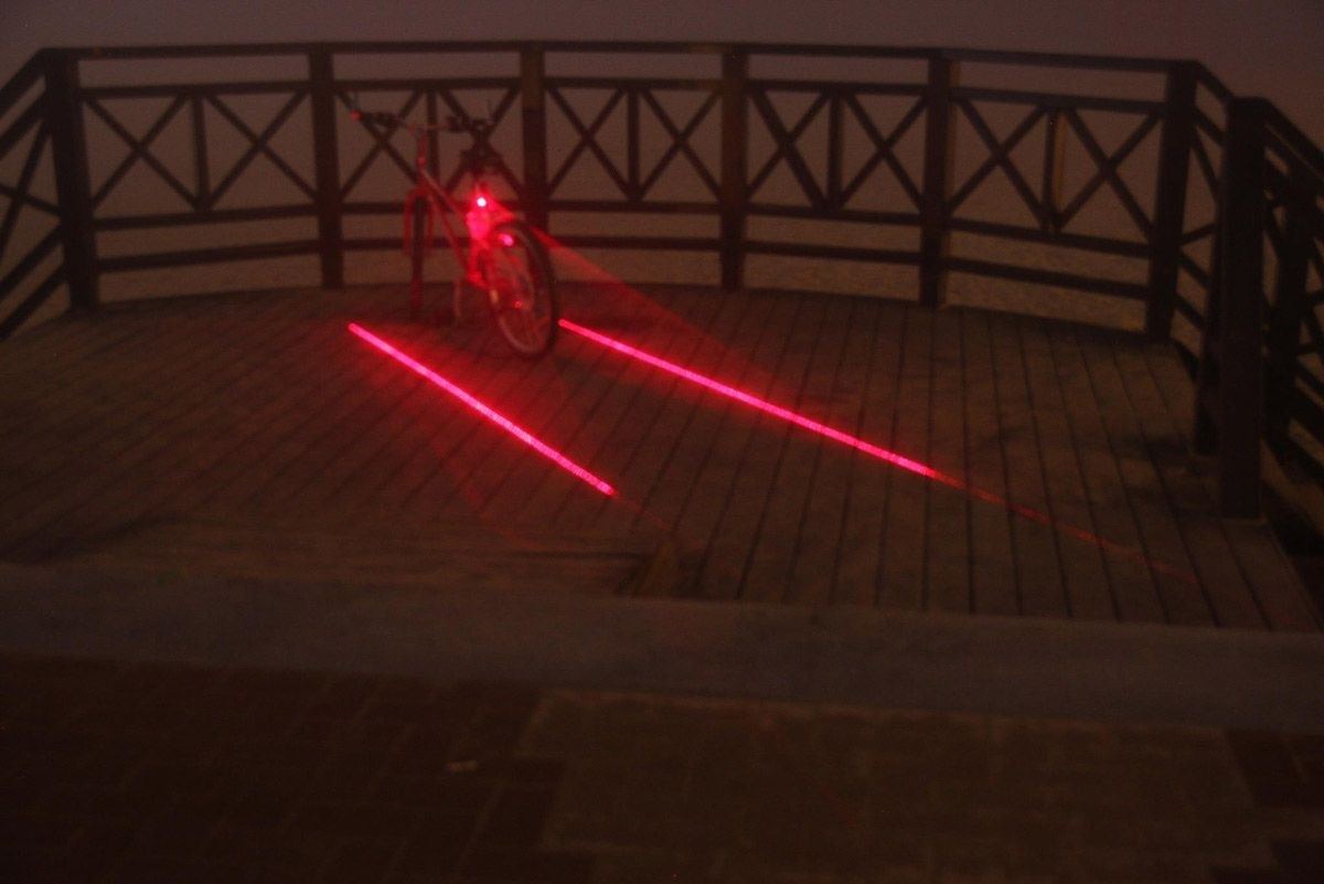 Bike Lane Laser Tail Light