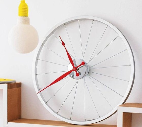 Bike Wheel Clock