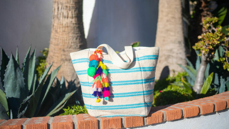 Boho Gene Ibiza ethically handwoven tote bag carries everything and is up for anything