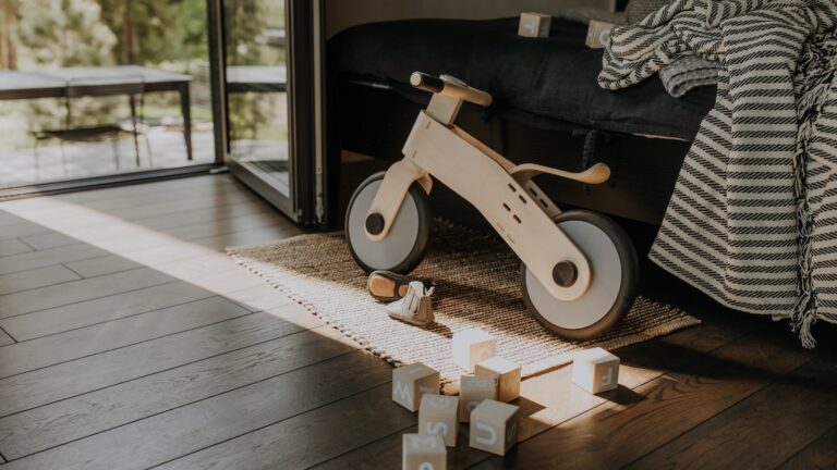 Choppy Bike wooden balance bike for kids has an innovative design without a single screw