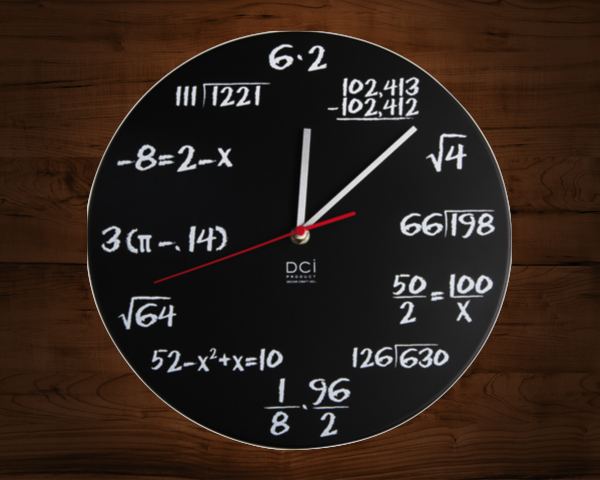 DCI Pop Quiz Wall Clock