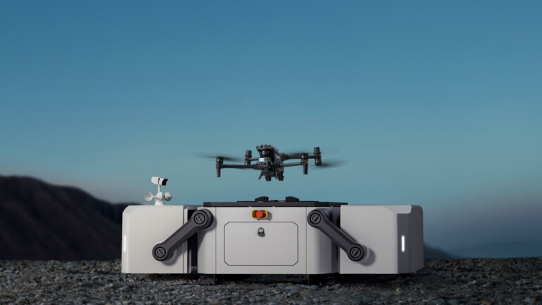 DJI Dock autonomous docking station helps you program your flights in remote spots