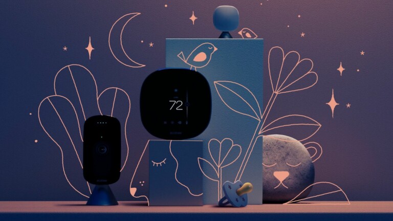 ecobee Sweet Dreams Baby Monitor Kit features continuous audio and visual monitoring