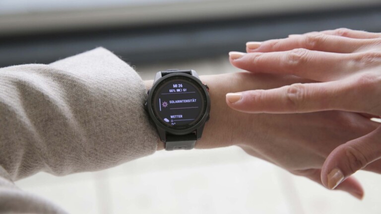 Garmin fēnix 7S Sapphire Solar Edition smartwatch gets its battery power from the sun