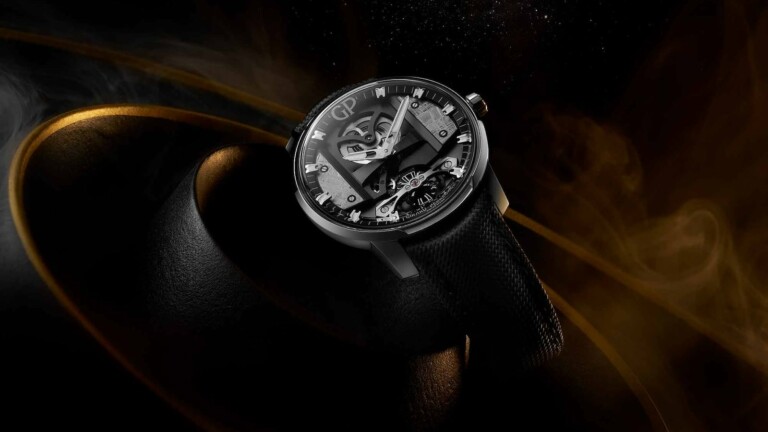 Girard Perregaux Free Bridge Meteorite watch flaunts a rare material and modern style