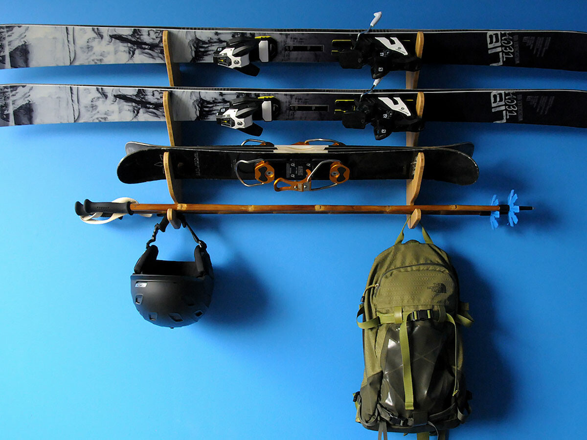 Grassracks Hallsteiner Series Ski Rack elevates gear organization with a stylish, functional design