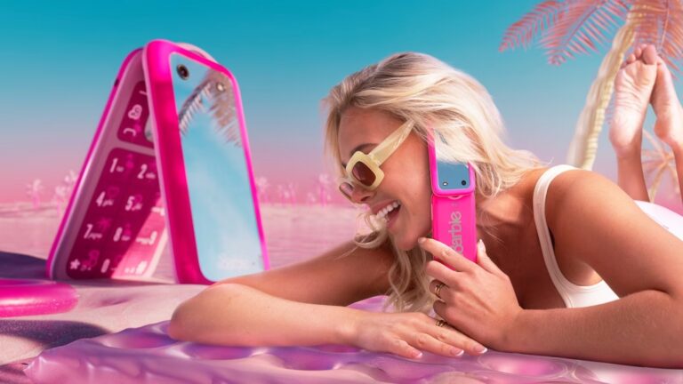 HMD Barbie Phone: Chic, Sleek, and Pink Flip Phone with No Distractions on Gadget Flow