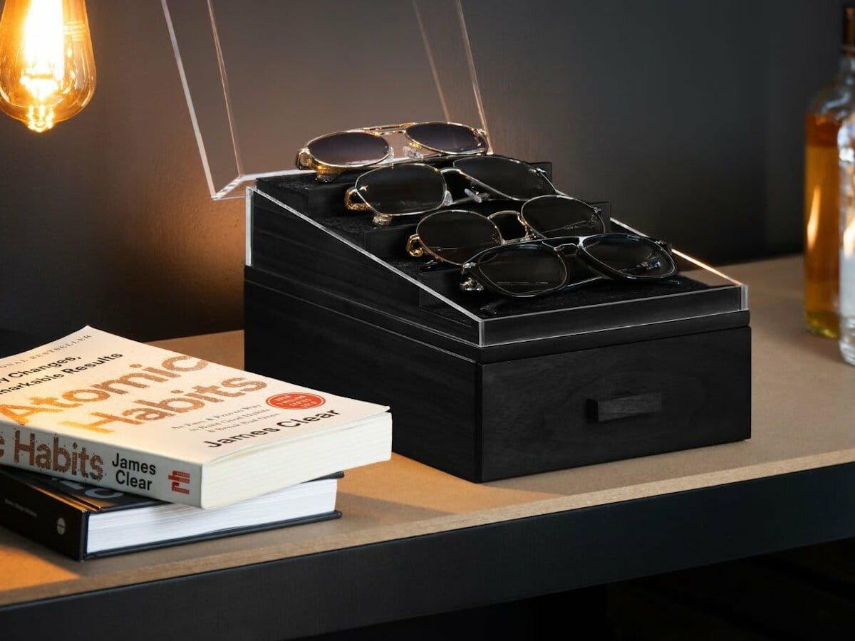 Holme & Hadfield The Sun Deck sunglasses organizer elegantly blends form and function