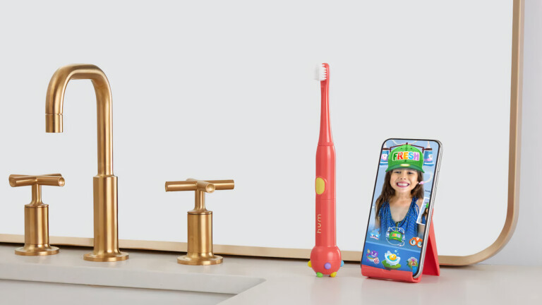 hum Kids Smart Battery Powered Toothbrush uses augmented reality to help children brush