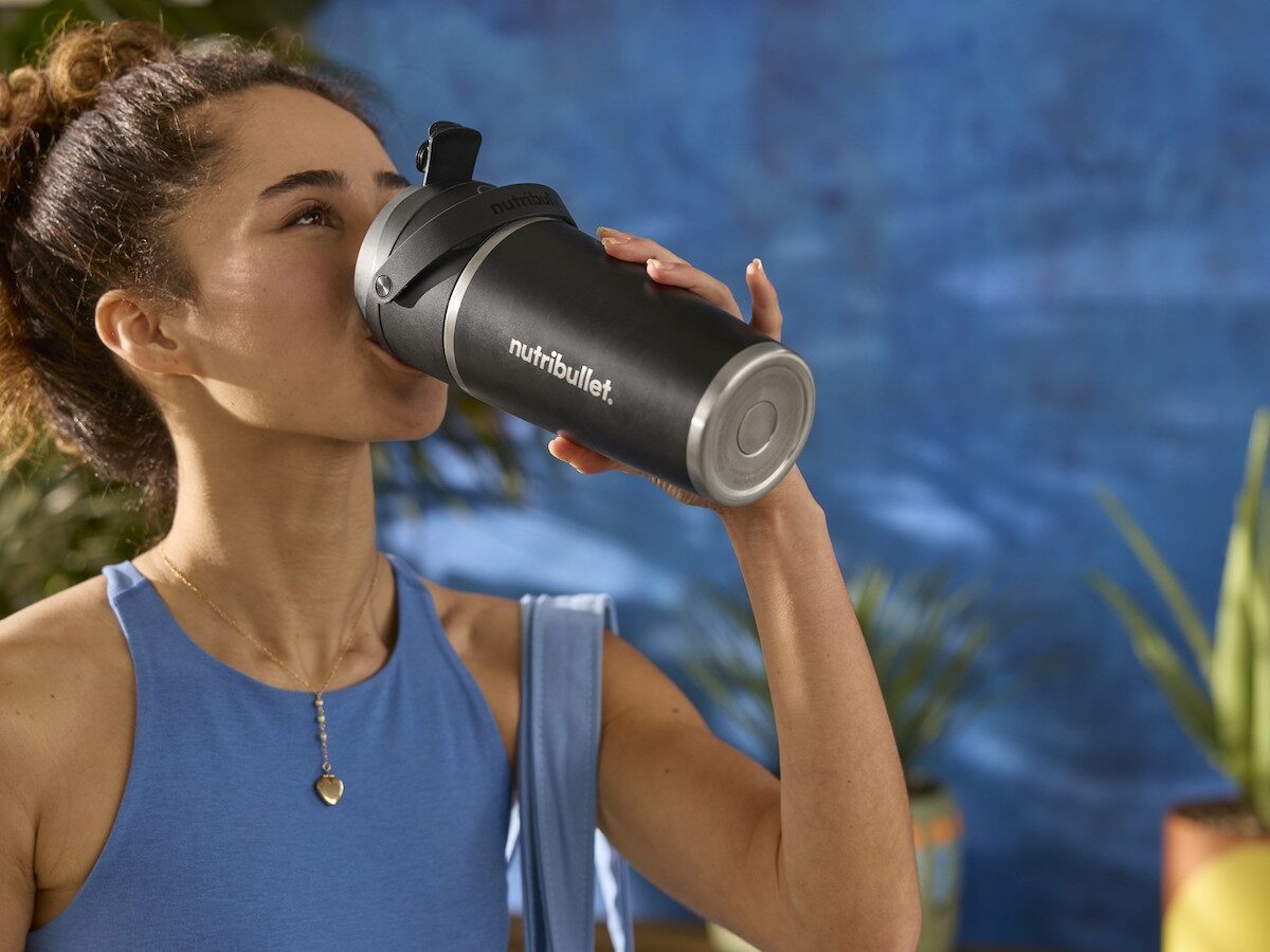 nutribullet Flip Insulated Portable Blender: Cup with Travel-Ready Design on Gadget Flow