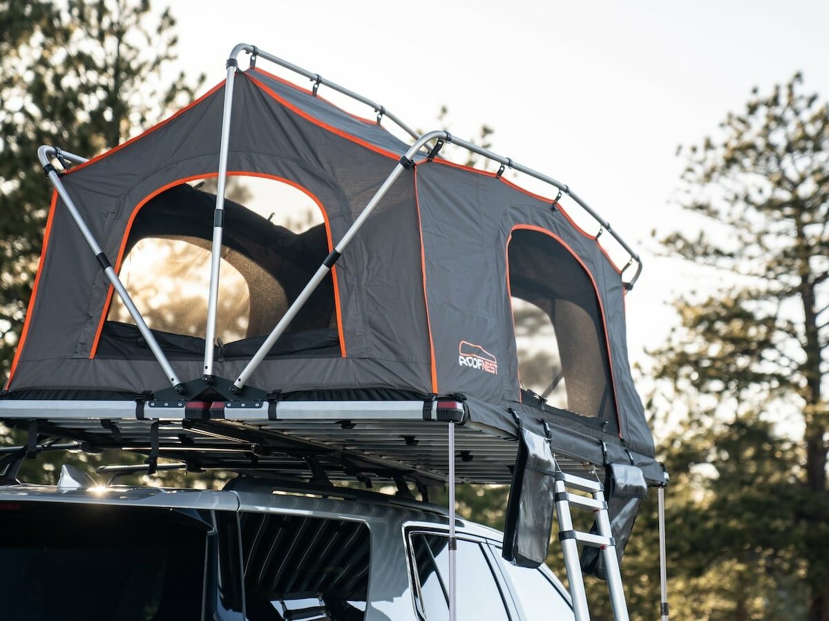 Roofnest Meadowlark XL: Lightweight Rooftop Tent with a Compact, Folding Design on Gadget Flow