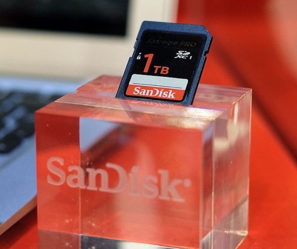 SanDisk 1TB SD Card Prototype