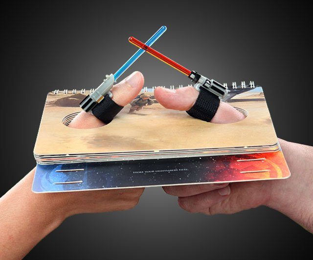 Star Wars Lightsaber Thumb Wrestling Kit