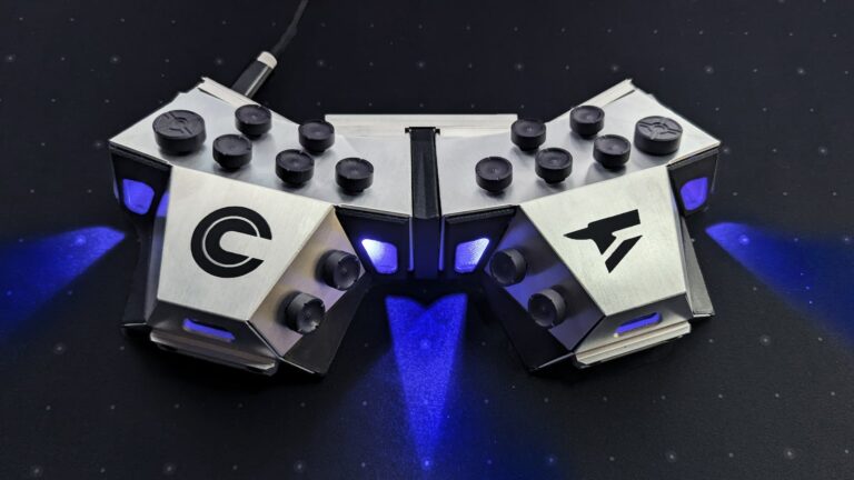 The Master Forge: A Keyboard Built for You by CharaChorder with a Hybrid 3D Layout on Gadget Flow