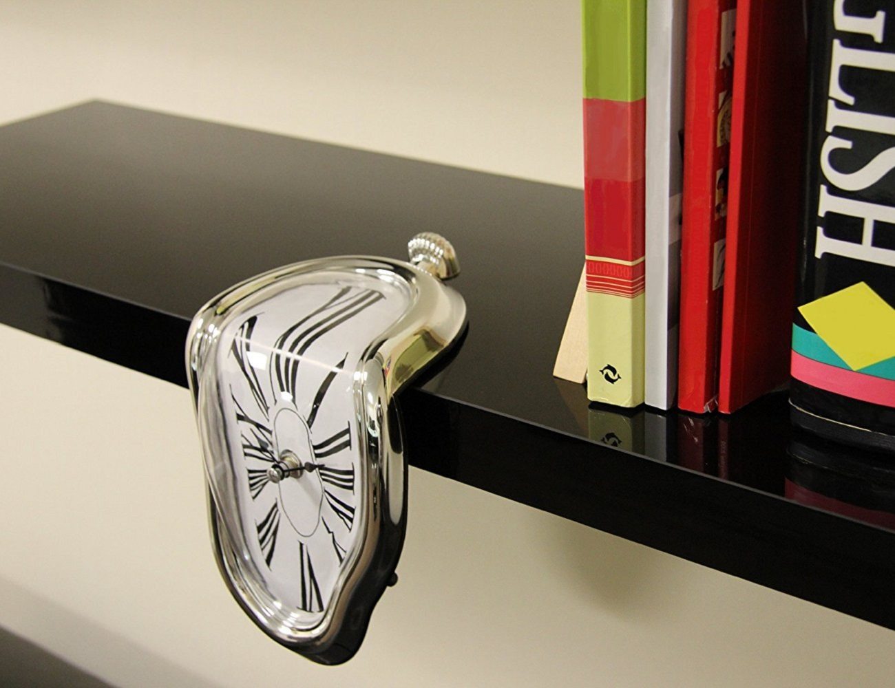 Time Warp Shelf Clock