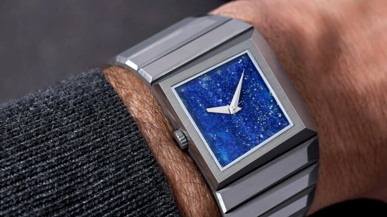 Toledo & Chan b/1 brutalist wristwatch echoes 1970s design with its sculptural elements