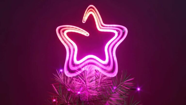 Twinkly Tree Topper: 76 Ultra-Vibrant, Smart LEDs for Customizable Lighting on Gadget Flow