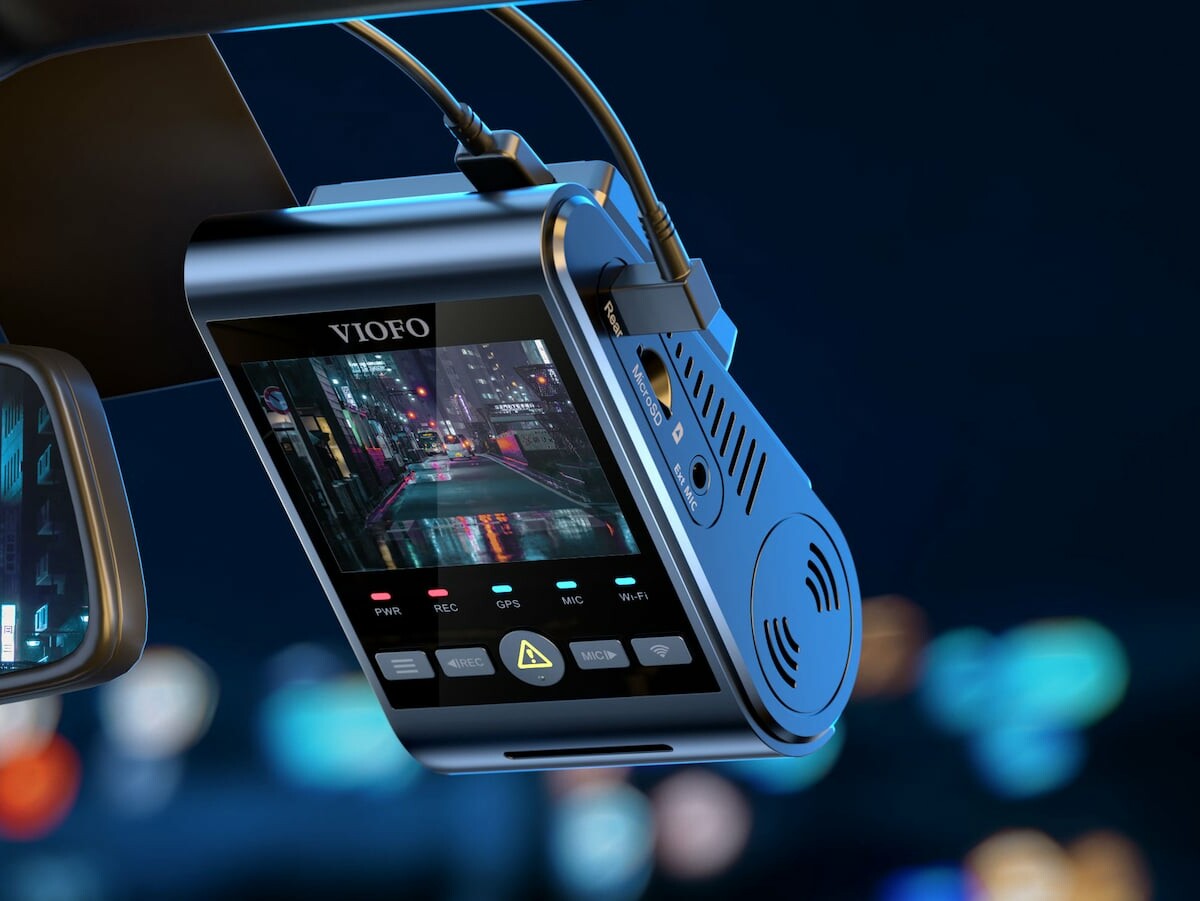 Viofo A229 Duo dual dash cam shows what’s in front and behind you in 2K HD and 1080p