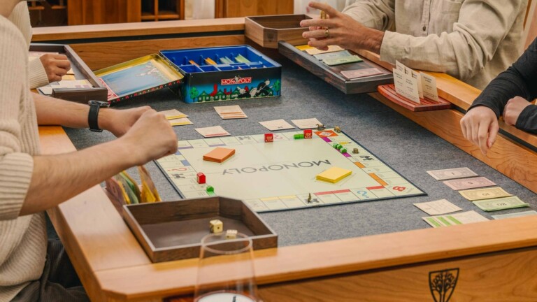 Wyrmwood The Modular Gaming Table has a solid wood design with a recessed Game Vault